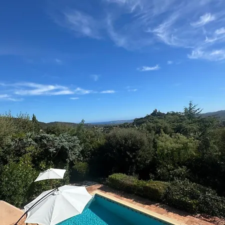 Avec Vue Sur Le Golfe De St Tropez 别墅 *